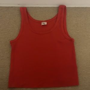 Aritzia-Sunday Best Tank Top RED